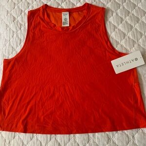 NWT Athleta Ultimate Muscle Tank. Red. Large.